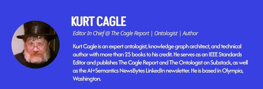 Kurt Cagle — Ontology Expert & Knowledge Graph Architect