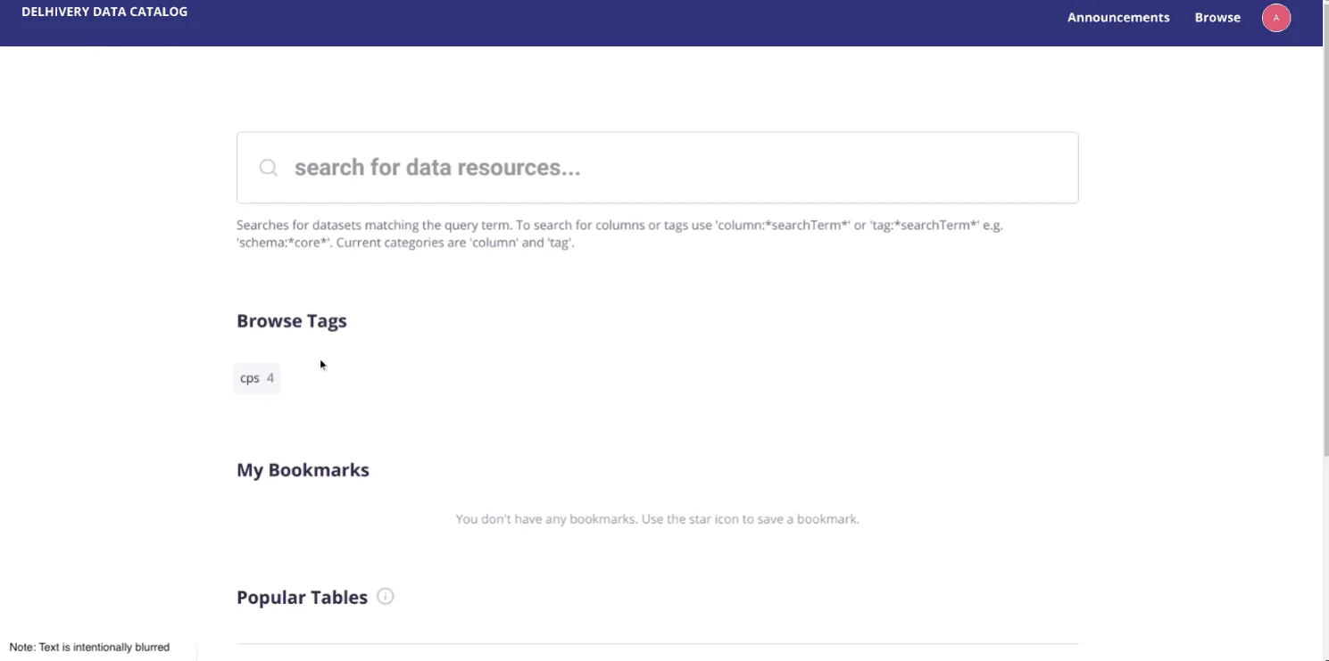 Our internal Atlas + Amundsen data catalog