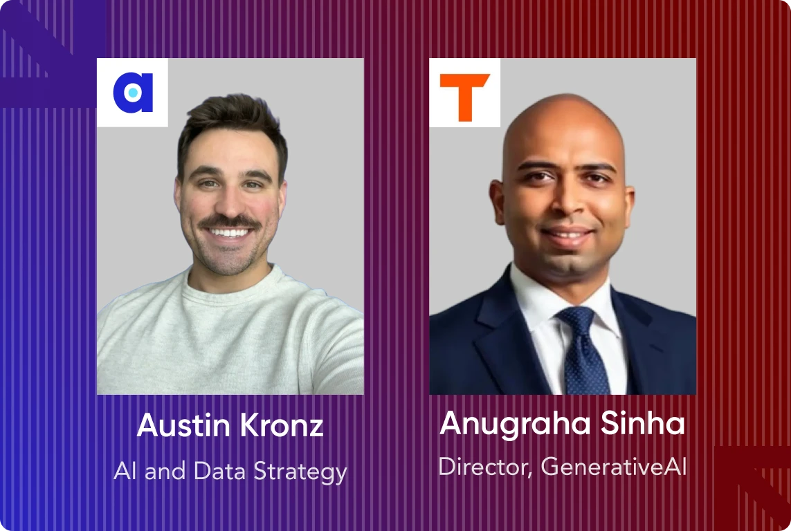 Austin Kronz and Anugraha Sinha — the architecture behind trustworthy enterprise AI agents